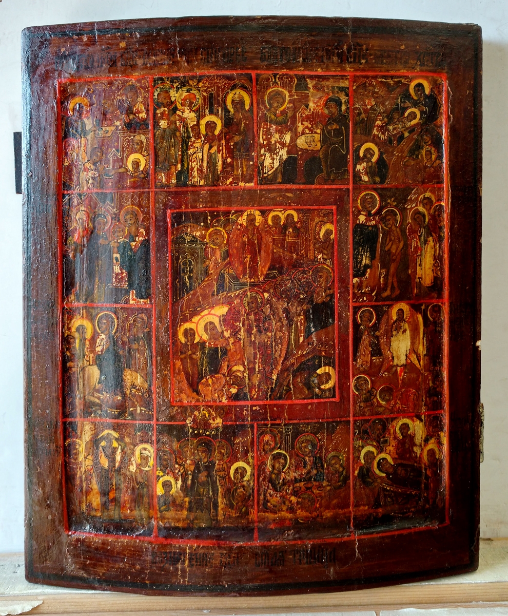 Russian Icon - The Resurrection & Orthodox Feasts
